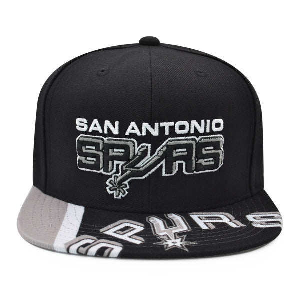 San Antonio Spurs Mitchell & Ness SWINGMAN POP Snapback Hat - Black/Gray