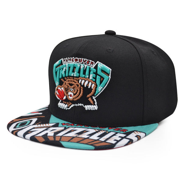 Vancouver Grizzlies Mitchell & Ness SWINGMAN POP Snapback Hat - Black