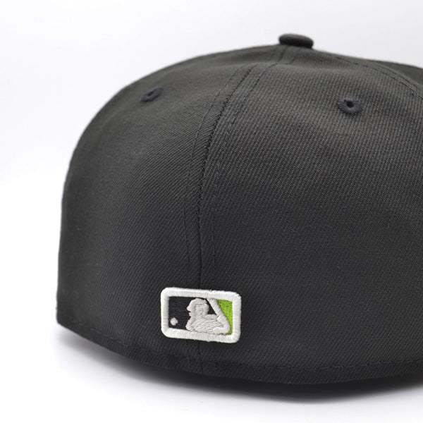 Washington Nationals DC CITY FLAG Exclusive New Era 59Fifty Fitted Hat - Black/Lime Bottom