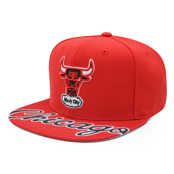 Chicago Bulls Mitchell & Ness SWINGMAN POP Snapback Hat - Red