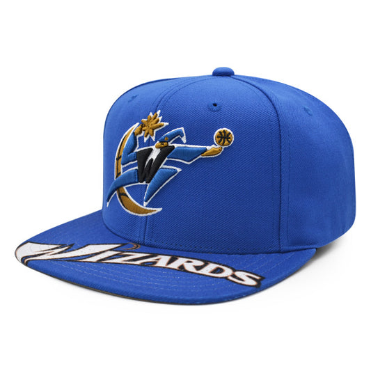 Washington Wizards Mitchell & Ness SWINGMAN POP Snapback Hat - Blue