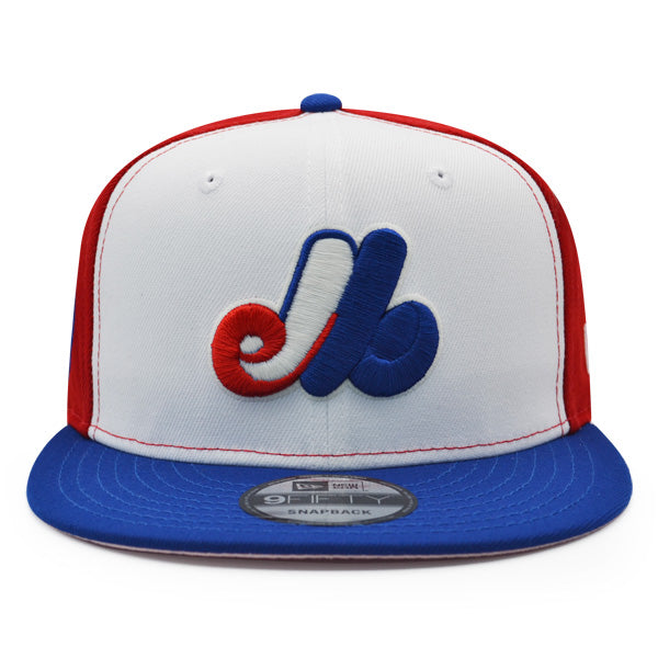 Montreal Expos 1982 ALL-STAR Game Exclusive New Era 9Fifty Snapback Adjustable Hat - Red/Blue/Pink Bottom