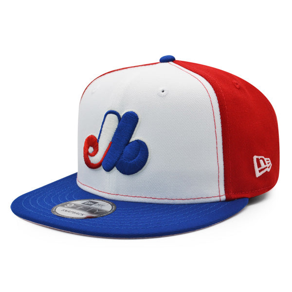 Montreal Expos 1982 ALL-STAR Game Exclusive New Era 9Fifty Snapback Adjustable Hat - Red/Blue/Pink Bottom