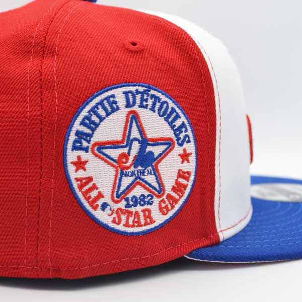 Montreal Expos 1982 ALL-STAR Game Exclusive New Era 9Fifty Snapback Adjustable Hat - Red/Blue/Pink Bottom