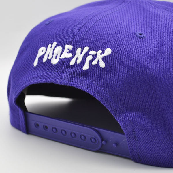 Phoenix Suns Mitchell & Ness NBA CITY LOVE Snapback Hat - Purple