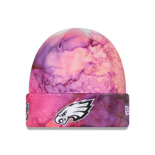 Philadelphia Eagles New Era 2022 NFL Crucial Catch Knit Hat - Pink