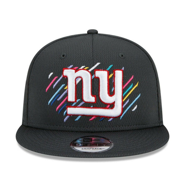 New York Giants New Era 2021 NFL Crucial Catch 9Fifty Snapback Adjustable Hat - Charcoal