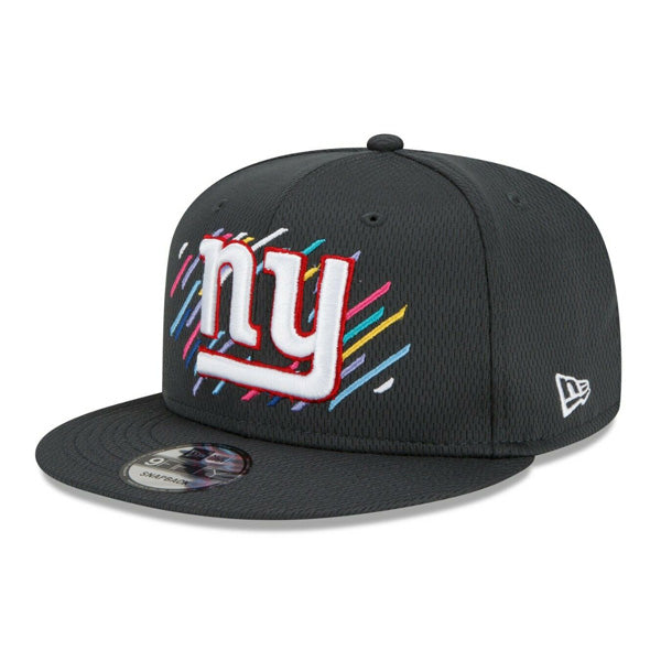 New York Giants New Era 2021 NFL Crucial Catch 9Fifty Snapback Adjustable Hat - Charcoal