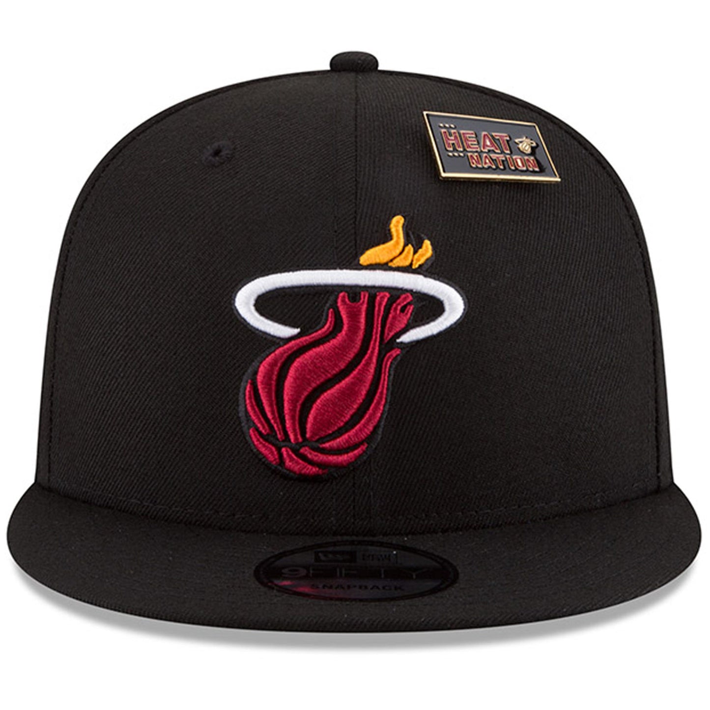 Miami Heat New Era 2018 Draft 9FIFTY Snapback Adjustable Hat – Black