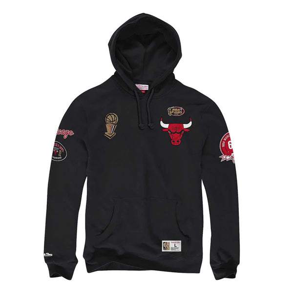 Chicago Bulls Mitchell & Ness NBA Champ City Hoodie - Black