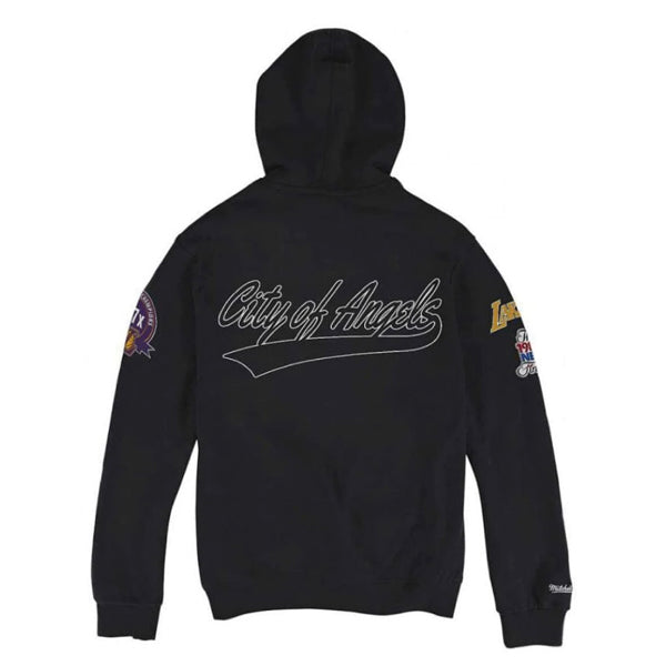 Los Angeles Lakers Mitchell & Ness NBA Champ City Hoodie - Black