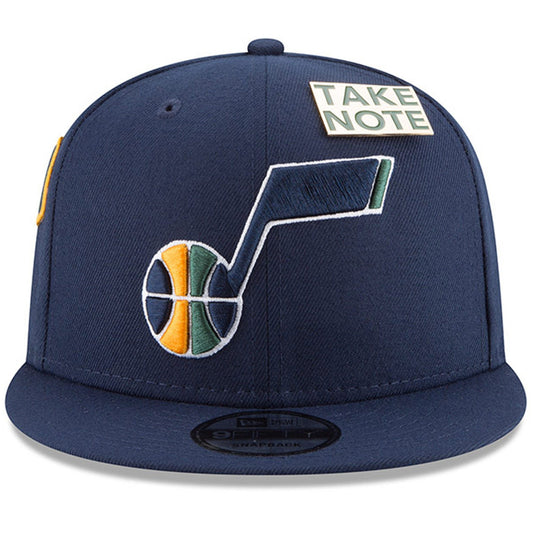 Utah Jazz New Era 2018 Draft 9FIFTY Snapback Adjustable Hat – Navy