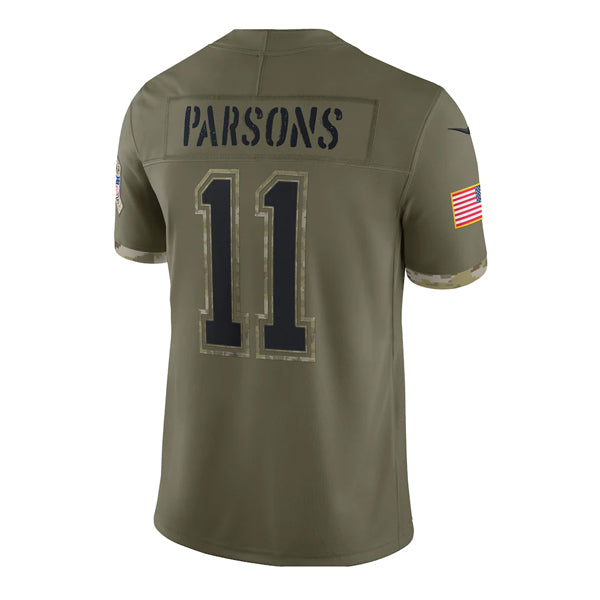 Micah Parsons Dallas Cowboys Nike 2022 Salute To Service Limited Jersey - Olive