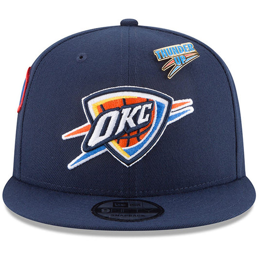 Oklahoma City Thunder New Era 2018 Draft 9FIFTY Snapback Adjustable Hat – Navy