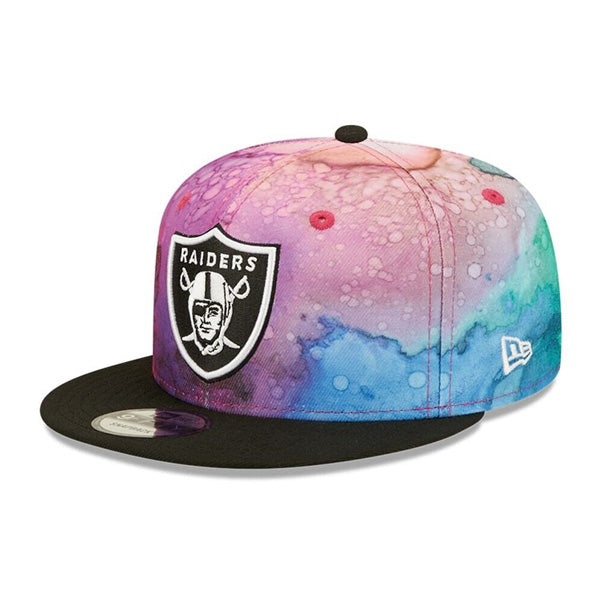 Las Vegas Raiders New Era 2022 NFL Crucial Catch 9Fifty Snapback Hat - Pink/Black