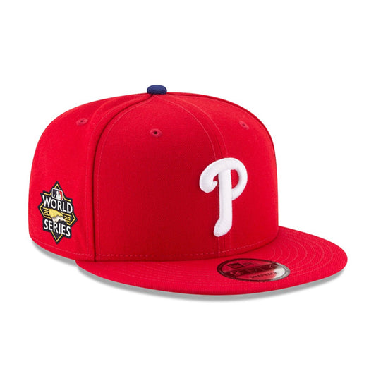 Philadelphia Phillies New Era 2022 WORLD SERIES 9Fifty Snapback Adjustable Hat - Red