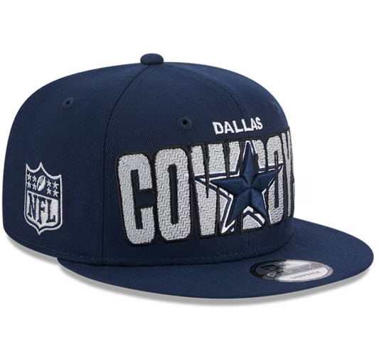 Dallas Cowboys New Era 2023 NFL Draft 9FIFTY Snapback Adjustable Hat - Navy