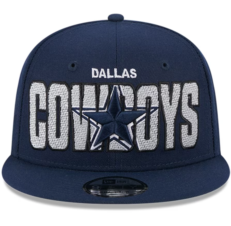 Dallas Cowboys New Era 2023 NFL Draft 9FIFTY Snapback Adjustable Hat - Navy