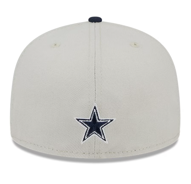 Dallas Cowboys New Era 2023 NFL Draft On-Stage 59FIFTY Fitted Hat - Stone/Navy