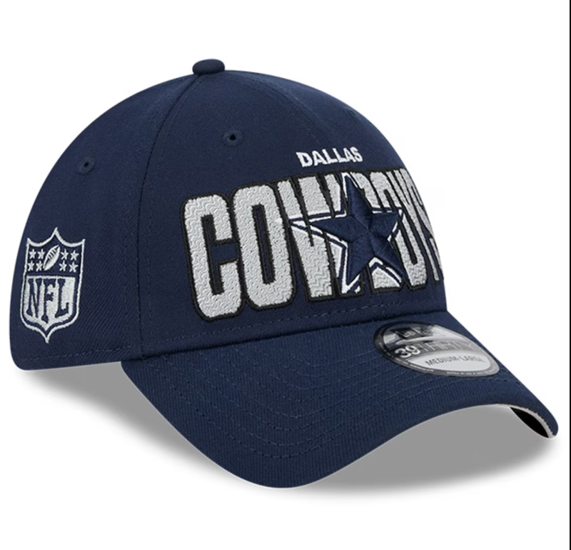 Dallas Cowboys New Era 2023 NFL Draft 39THIRTY Flex Hat - Navy
