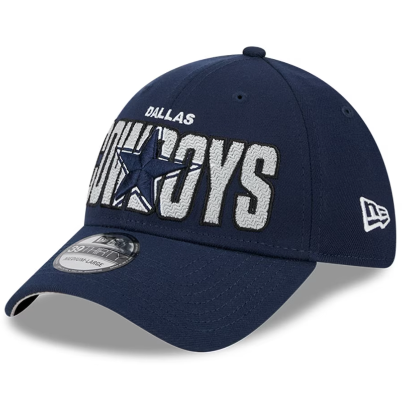 Dallas Cowboys New Era 2023 NFL Draft 39THIRTY Flex Hat - Navy