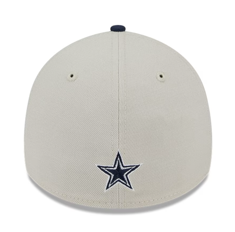 Dallas Cowboys New Era 2023 NFL Draft 39THIRTY Flex Hat - Stone/Navy