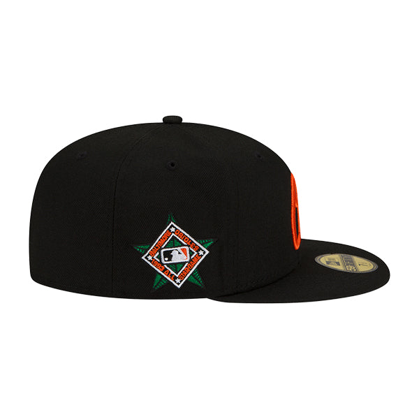 Baltimore Orioles 1993 All-Star Game New Era Exclusive 59Fifty Fitted Hat -Black/Orange