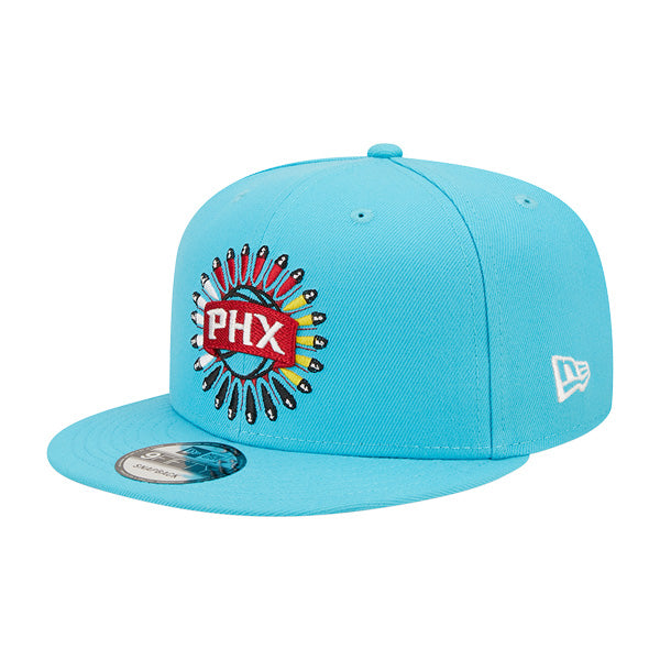 Phoenix Suns New Era NBA 2022-23 CITY EDITION Alternate 9Fifty Snapback Hat – Vice Blue