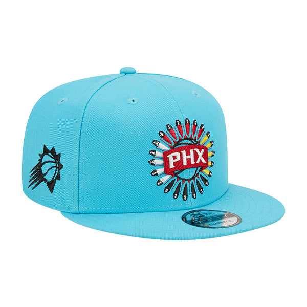 Phoenix Suns New Era NBA 2022-23 CITY EDITION Alternate 9Fifty Snapback Hat – Vice Blue