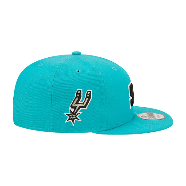 San Antonio Spurs New Era NBA 2022-23 CITY EDITION Alternate 9Fifty Snapback Hat - Teal/Black