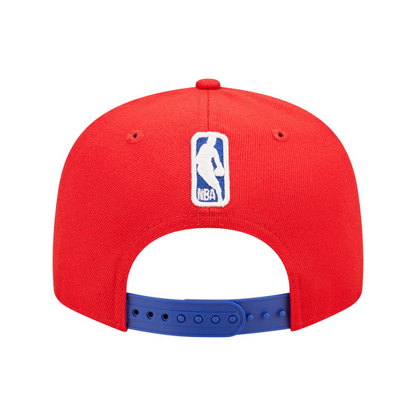 Philadelphia 76ers New Era NBA 2022-23 CITY EDITION Alternate 9Fifty Snapback Hat - Red/Blue