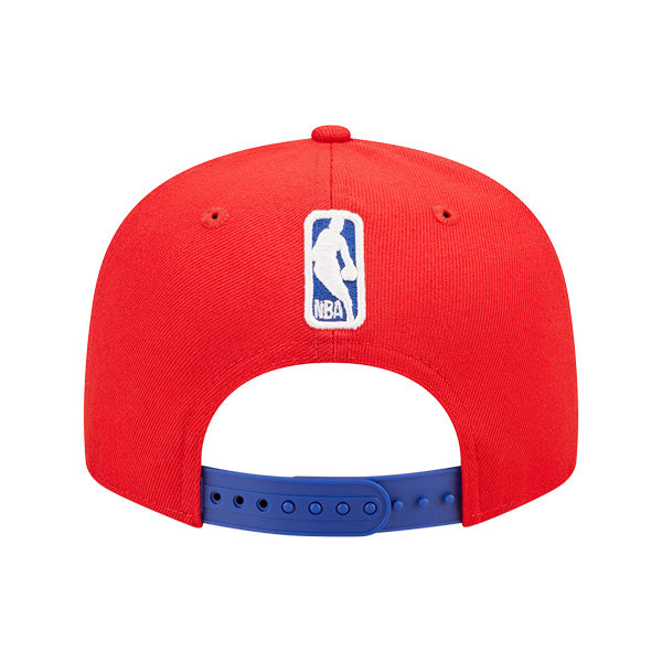 Philadelphia 76ers New Era NBA 2022-23 CITY EDITION Alternate 9Fifty Snapback Hat - Red/Blue