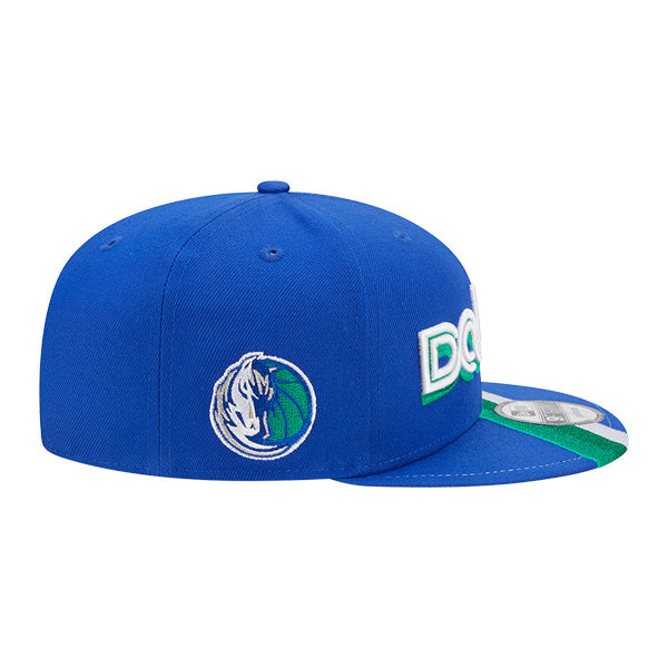 Dallas Mavericks New Era NBA 2022-23 CITY EDITION 9Fifty Snapback Hat - Royal/Green