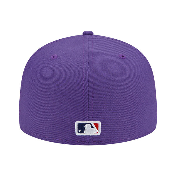Arizona Diamondbacks 2001 World Series New Era Exclusive 59Fifty Fitted Hat -Purple/Gray UV