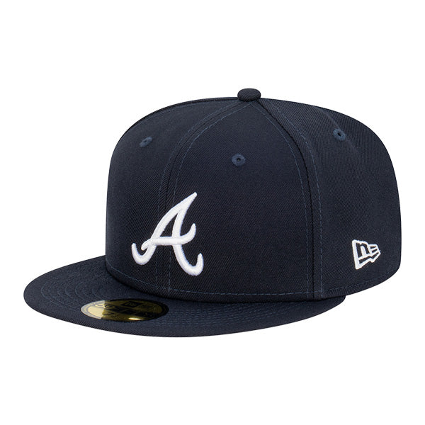 Atlanta Braves 2021 WORLD SERIES New Era Exclusive 59Fifty Fitted Hat - Navy/White