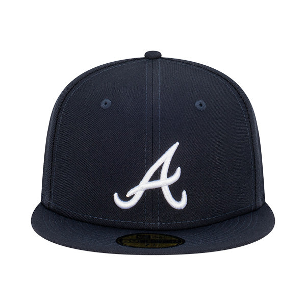 Atlanta Braves 2021 WORLD SERIES New Era Exclusive 59Fifty Fitted Hat - Navy/White