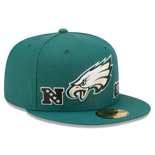 Philadelphia Eagles New Era TEAM IDENTITY Exclusive NFL Fitted 59Fifty Hat