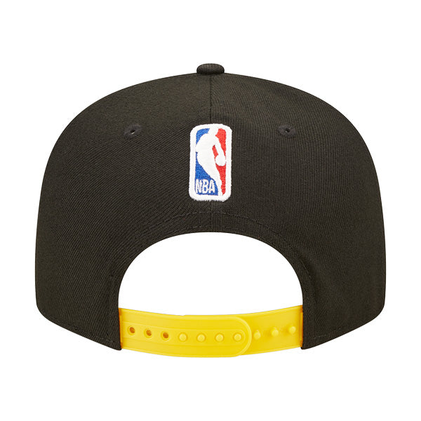 Golden State Warriors New Era NBA 2022-23 CITY EDITION 9Fifty Snapback Hat - Black/Yellow