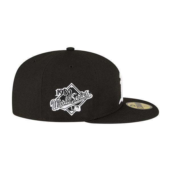 Oakland Athletics New Era 1989 World Series Exclusive 59Fifty Fitted Hat -Black/White