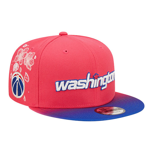 Washington Wizards New Era NBA 2022-23 CITY EDITION 9Fifty Snapback Hat -Pink/Royal