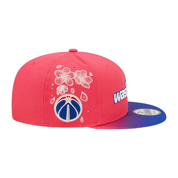 Washington Wizards New Era NBA 2022-23 CITY EDITION 9Fifty Snapback Hat -Pink/Royal