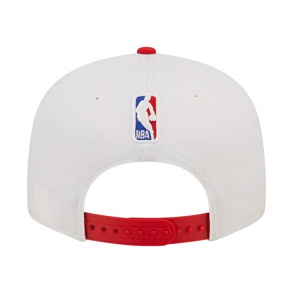 Philadelphia 76ers New Era NBA 2022-23 CITY EDITION 9Fifty Snapback Hat - White/Red