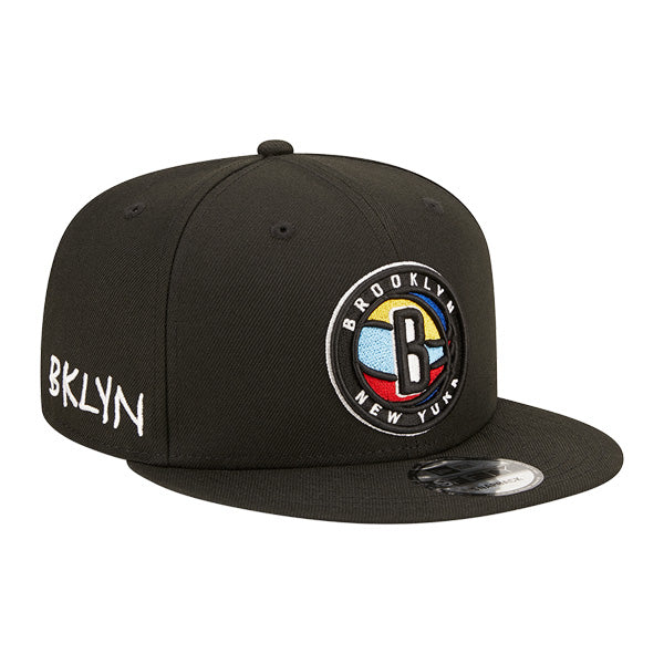 Brooklyn Nets New Era NBA 2022-23 CITY EDITION Alternate 9Fifty Snapback Hat - Black