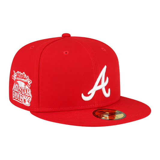Atlanta Braves New Era 2000 All-Star Game Exclusive 59Fifty Fitted Hat -Red/White