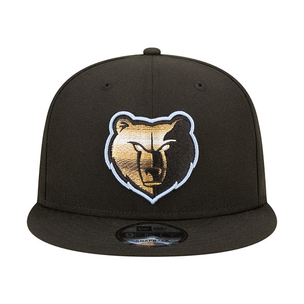 Memphis Grizzlies New Era NBA 2022-23 CITY EDITION Alternate 9Fifty Snapback Hat - Black/Gold