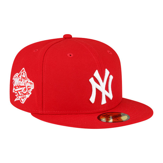 New York Yankees New Era 1999 World Series Exclusive 59Fifty Fitted Hat -Red/Gray UV