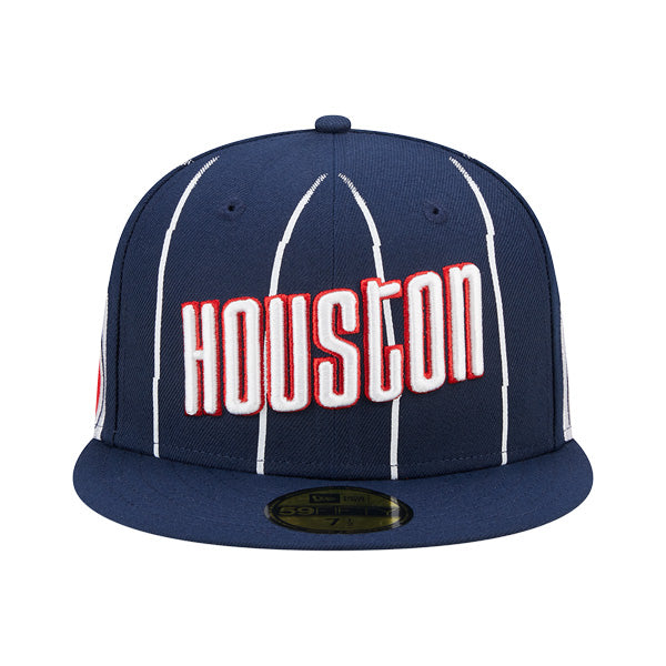 Houston Rockets New Era NBA 2022-23 CITY EDITION 59Fifty Fitted Hat - Navy/Red