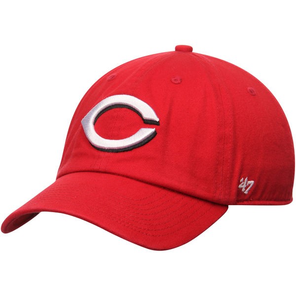 Cincinnati Reds CLEAN UP STRAPBACK 47 Brand MLB Hat