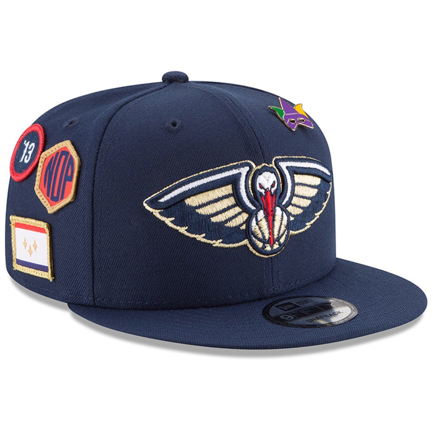 New Orleans Pelicans New Era 2018 Draft 9FIFTY Snapback Adjustable Hat – Navy