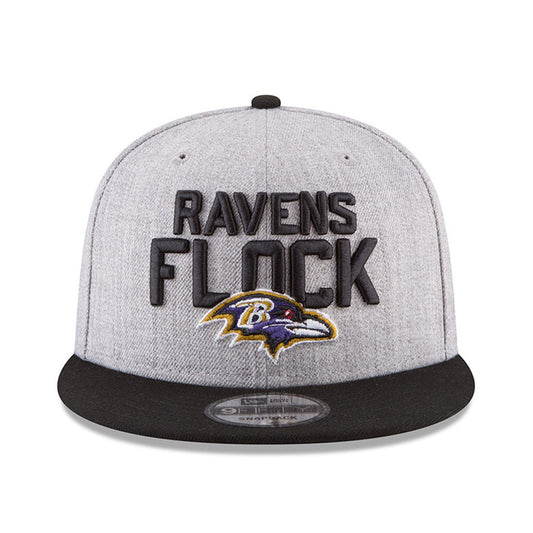 Baltimore Ravens New Era 2018 NFL Draft On-Stage 9Fifty Snapback Hat - Graphite